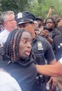 YouTuber Kai Cenat is Released Back Onto Streets of NYC just hours after ‘inciting’ Union Square Riot Which Saw 65 Arrested